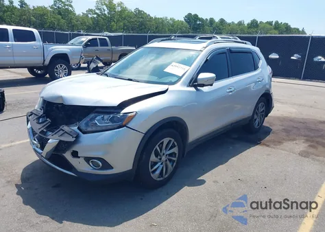 2014 Nissan Rogue Sl из США, поврежденный, VIN 5N1AT2MV0EC802479